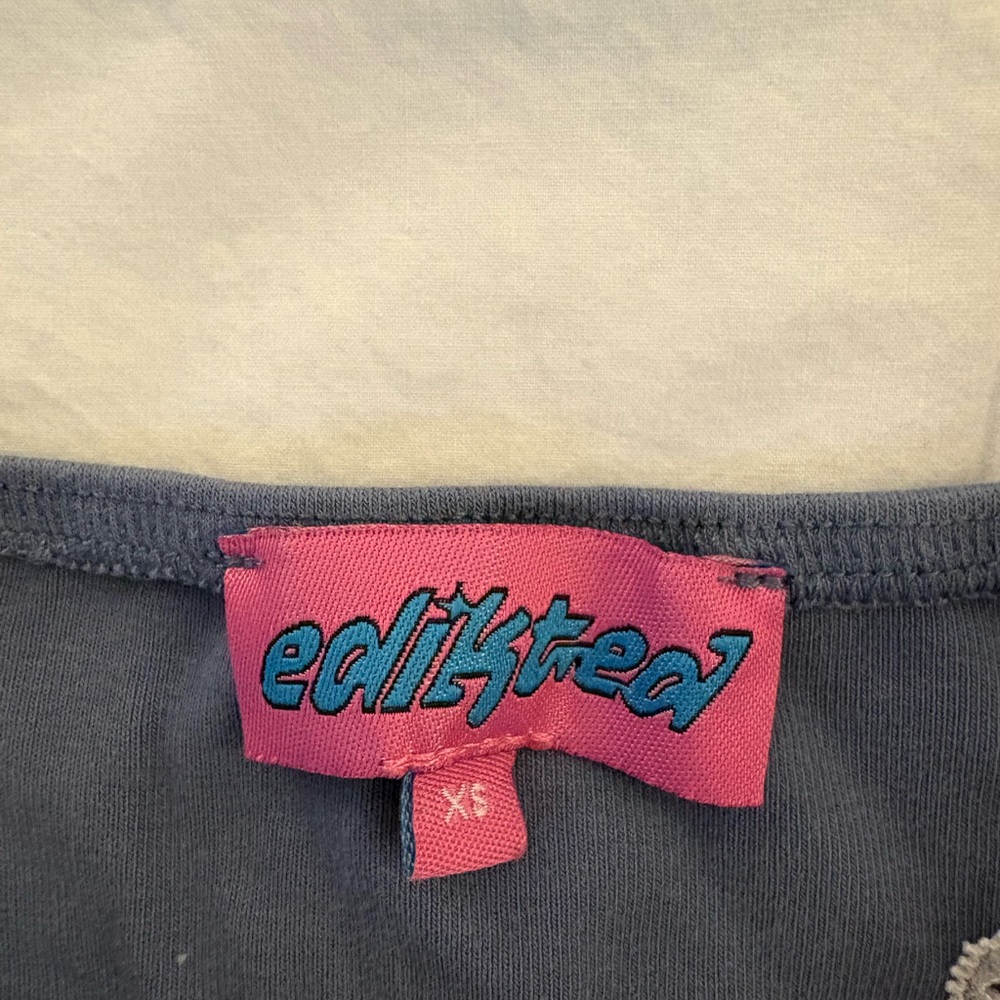 Edikted Blue Lace Trim Camisole - Picture 2 of 3